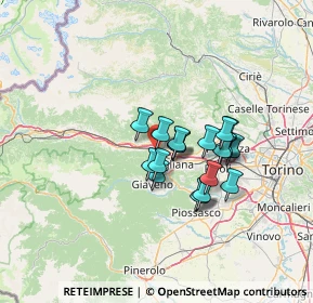 Mappa Via Trieste, 10057 Sant'Ambrogio di Torino TO, Italia (9.9125)