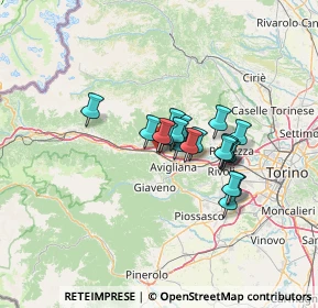 Mappa Via Trieste, 10057 Sant'Ambrogio di Torino TO, Italia (8.94579)