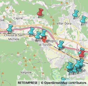 Mappa Via Trieste, 10057 Sant'Ambrogio di Torino TO, Italia (2.9225)