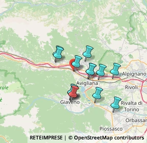 Mappa Via Trieste, 10057 Sant'Ambrogio di Torino TO, Italia (5.60571)