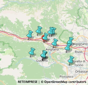 Mappa Via Trieste, 10057 Sant'Ambrogio di Torino TO, Italia (5.76385)