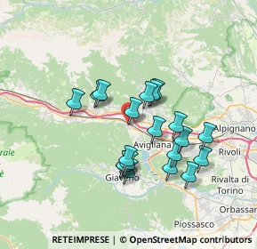 Mappa Via Trieste, 10057 Sant'Ambrogio di Torino TO, Italia (6.057)