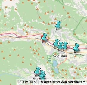 Mappa Via Trieste, 10057 Sant'Ambrogio di Torino TO, Italia (4.60727)