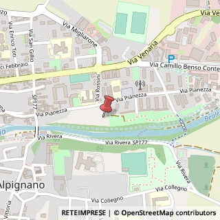 Mappa Via Pianezza, 36, 10091 Alpignano, Torino (Piemonte)