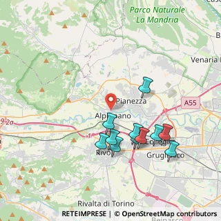 Mappa Via Giuseppe Mazzini, 10091 Alpignano TO, Italia (3.71545)