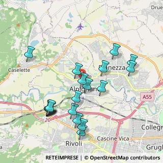Mappa Via Giuseppe Mazzini, 10091 Alpignano TO, Italia (2.0775)