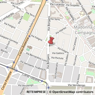 Mappa Via Borgaro, 80, 10149 Torino, Torino (Piemonte)