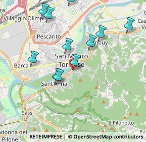 Mappa Via Corino Davide, 10099 San Mauro Torinese TO, Italia (2.01091)