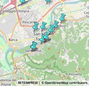 Mappa Via Corino Davide, 10099 San Mauro Torinese TO, Italia (1.54909)