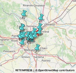 Mappa Via Corino Davide, 10099 San Mauro Torinese TO, Italia (10.451)
