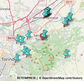 Mappa Via Corino Davide, 10099 San Mauro Torinese TO, Italia (4.2265)