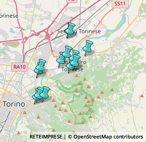 Mappa Via Corino Davide, 10099 San Mauro Torinese TO, Italia (2.77462)