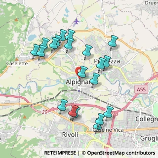 Mappa Via Sommeiller, 10091 Alpignano TO, Italia (1.9985)