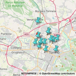 Mappa Via Pianezza, 10151 Torino TO, Italia (2.74846)