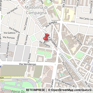 Mappa Via Foligno, 14, 10149 Torino, Torino (Piemonte)