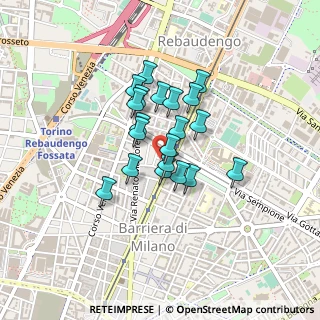 Mappa Via Sandigliano, 10155 Torino TO, Italia (0.299)