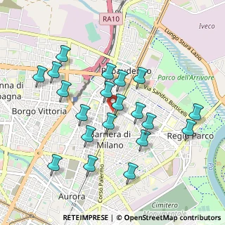 Mappa Via Sandigliano, 10155 Torino TO, Italia (0.94)