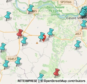 Mappa SP 32, 15030 Treville AL (6.627)