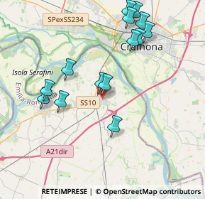 Mappa Via Roma, 29010 Castelvetro Piacentino PC, Italia (4.07857)