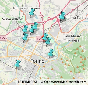 Mappa Corso Giulio Cesare, 10100 Torino TO, Italia (3.45909)