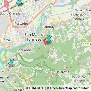 Mappa Via Sestriere, 10099 San Mauro Torinese TO, Italia (4.348)