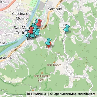 Mappa Via Sestriere, 10099 San Mauro Torinese TO, Italia (0.9245)
