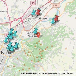 Mappa Via Sestriere, 10099 San Mauro Torinese TO, Italia (5.913)