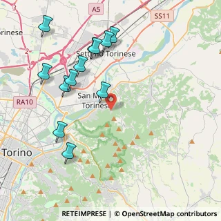 Mappa Via Sestriere, 10099 San Mauro Torinese TO, Italia (4.495)