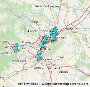 Mappa 10155 Torino TO, Italia (18.82091)