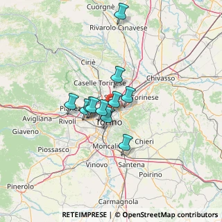Mappa 10155 Torino TO, Italia (9.31455)