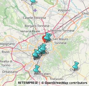 Mappa 10155 Torino TO, Italia (6.70583)