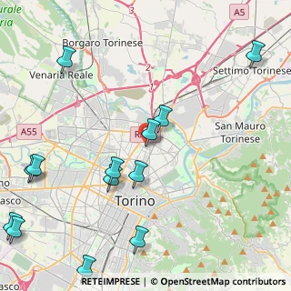 Mappa 10155 Torino TO, Italia (5.75692)