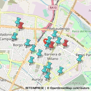 Mappa 10155 Torino TO, Italia (1.02167)