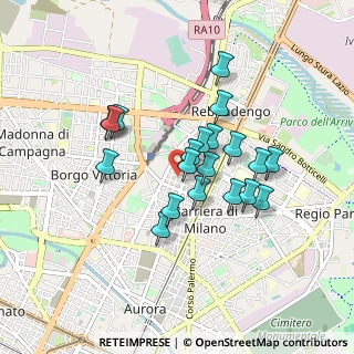 Mappa 10155 Torino TO, Italia (0.7235)