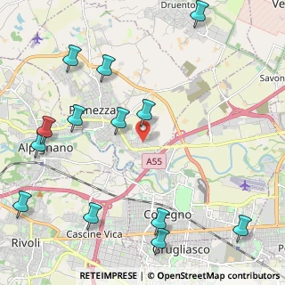 Mappa Via Vercelli, 10044 Pianezza TO, Italia (2.84)