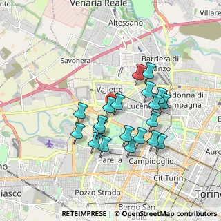 Mappa Presso Polisportiva Campus, 10151 Torino TO, Italia (1.587)