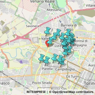 Mappa Presso Polisportiva Campus, 10151 Torino TO, Italia (1.5525)