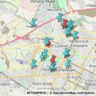 Mappa Presso Polisportiva Campus, 10151 Torino TO, Italia (1.993)