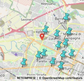 Mappa Presso Polisportiva Campus, 10151 Torino TO, Italia (2.22846)