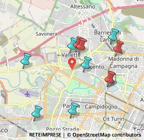 Mappa Presso Polisportiva Campus, 10151 Torino TO, Italia (1.94909)