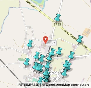 Mappa Via XI Febbraio, 15032 Borgo San Martino AL, Italia (0.672)