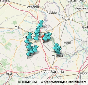 Mappa Via XI Febbraio, 15032 Borgo San Martino AL, Italia (9.62529)