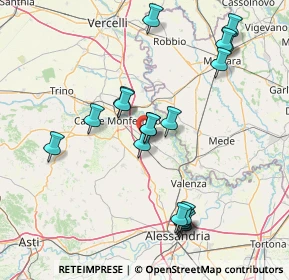 Mappa Via XI Febbraio, 15032 Borgo San Martino AL, Italia (15.87333)