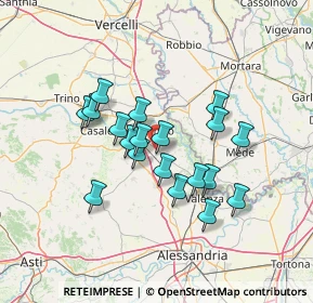 Mappa Via XI Febbraio, 15032 Borgo San Martino AL, Italia (11.43)