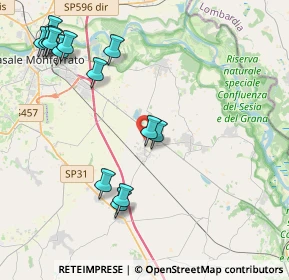 Mappa Via XI Febbraio, 15032 Borgo San Martino AL, Italia (4.99929)