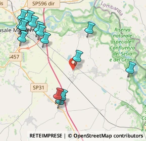 Mappa Via XI Febbraio, 15032 Borgo San Martino AL, Italia (5.14733)