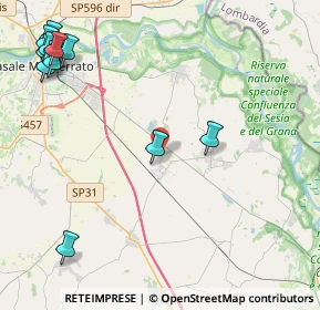 Mappa Via XI Febbraio, 15032 Borgo San Martino AL, Italia (6.0275)