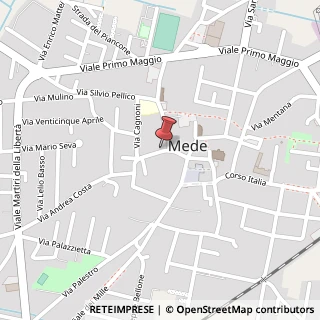 Mappa Via Giuseppe Mazzini, 26, 27035 Mede, Pavia (Lombardia)