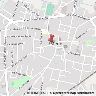 Mappa Via Giuseppe Mazzini, 22, 27035 Mede, Pavia (Lombardia)