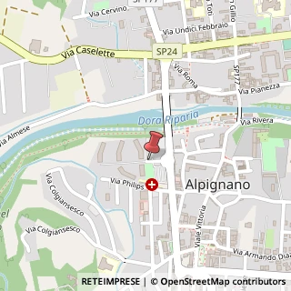 Mappa Via Mazzini Giuseppe, 34H, 10091 Alpignano, Torino (Piemonte)